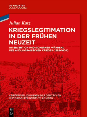 cover image of Kriegslegitimation in der Frühen Neuzeit